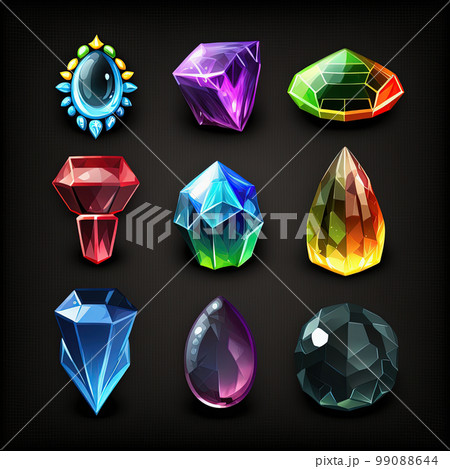 jewels and gems background