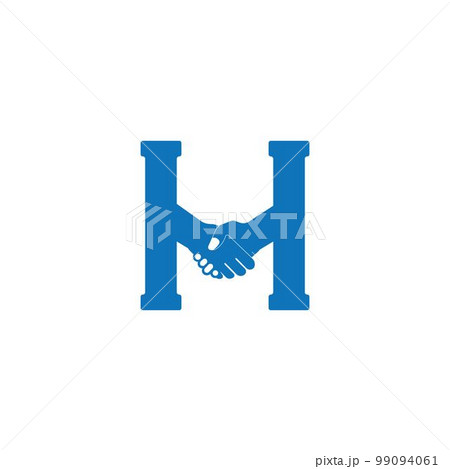 Hand shake logo Hand shake logo 99094061