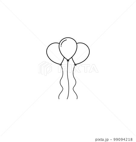 Balloon icon. 99094218