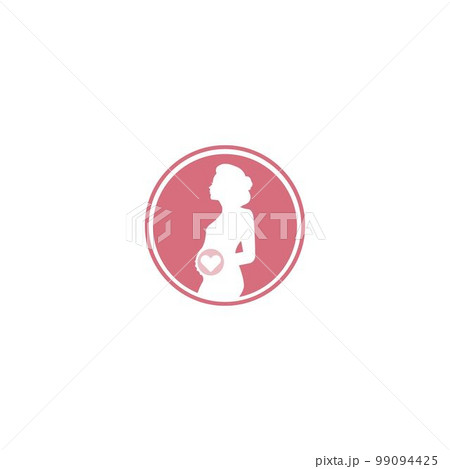 pregnant woman icon 99094425