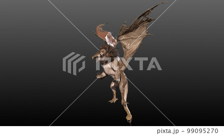 Mythical monster chimera 3d render models 99095270