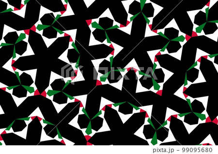 Geometric pattern in the colors of the national flag of Sudan. The colors of Sudan. Geometric pattern in the colors of the national flag of Sudan. The colors of Sudan. 99095680