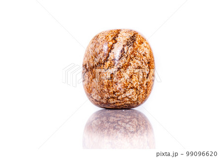 Macro mineral rock jasper landscape sandy on white background Macro mineral rock jasper landscape sandy on white background 99096620