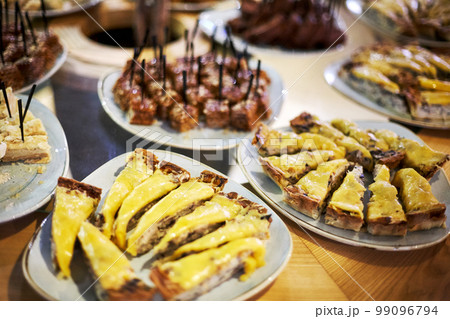 sweet desserts and pies 99096794