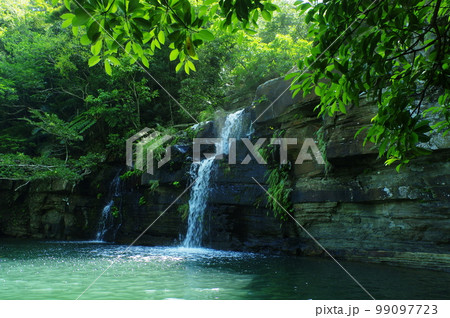 沖縄県西表島水落の滝 99097723