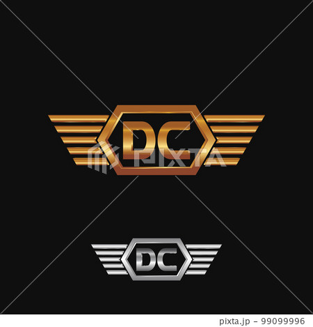 Gold and silver automotive logo with an elegant and luxurious concept. 99099996