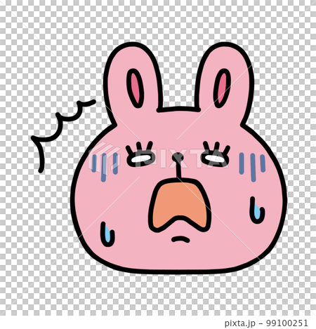 rabbit getting shocked 99100251