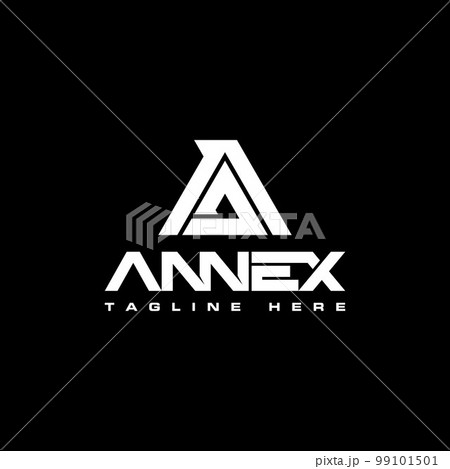 Letter or word AD font in Triangle image graphic icon logo design abstract concept vector stock. Can be used as a symbol associated with a Initial. 99101501