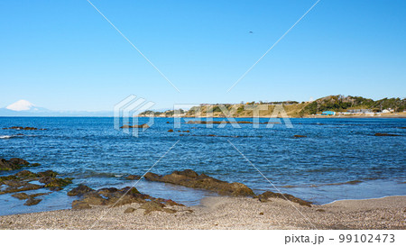 冬の湘南(富士山も見えます) 冬の湘南(富士山も見えます) 99102473
