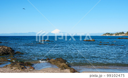 冬の湘南(富士山も見えます) 冬の湘南(富士山も見えます) 99102475