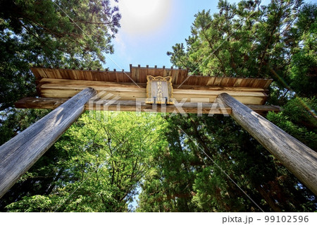 世界遺産熊野古道 熊野本宮大社 大鳥居 世界遺産熊野古道 熊野本宮大社 大鳥居 99102596