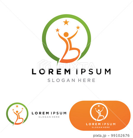 People star success logo and symbol vector 99102676