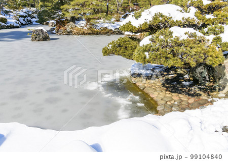仙台 雪の輪王寺庭園 仙台 雪の輪王寺庭園 99104840