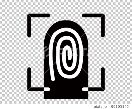 指紋認證圖標（生物認證） 99105345