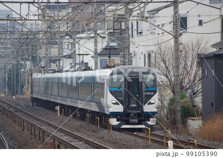 東北本線 土呂駅 257系回送 99105390