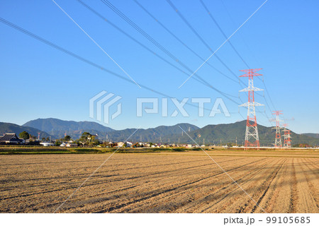 宝満山　福岡県筑前町東小田から撮影　 99105685
