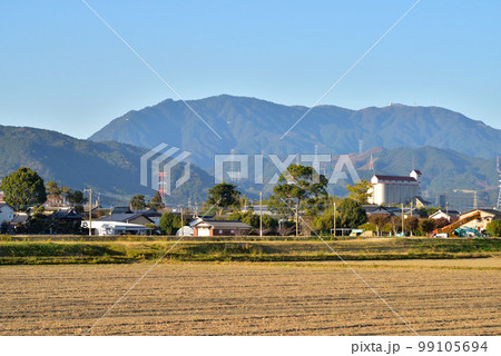 宝満山　福岡県筑前町東小田から撮影　 99105694