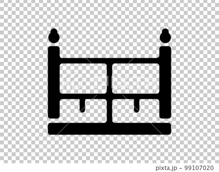 Japanese style icon [balustrade] vector illustration 99107020