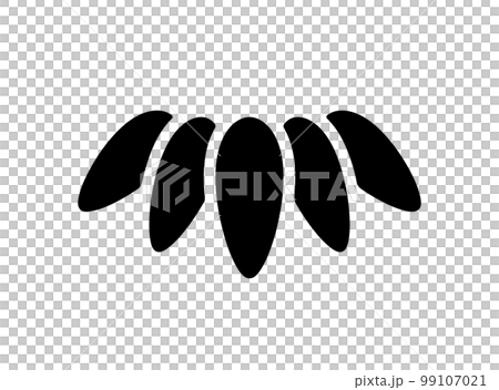 Japanese style icon [Bamboo leaf] Vector illustration 99107021