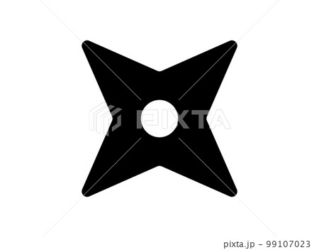 和風アイコン [手裏剣] ベクターイラスト 99107023