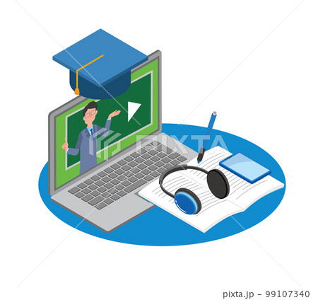 イーラーニングのイメージイラスト 99107340