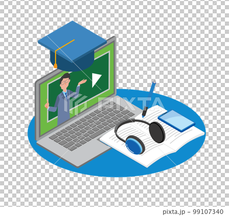 イーラーニングのイメージイラスト 99107340