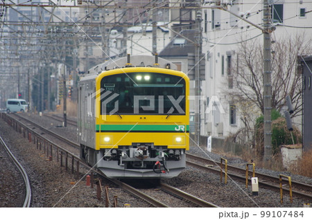 東北本線 土呂駅 新型牽引車GV-E197形 99107484