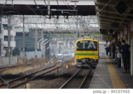 東北本線 土呂駅 新型牽引車GV-E197形 99107488