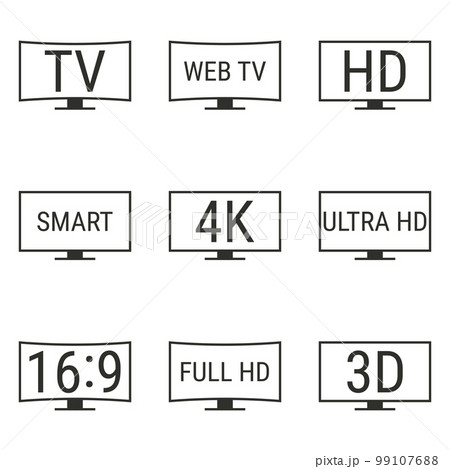Vector illustration on the theme television Vector illustration on the theme television 99107688