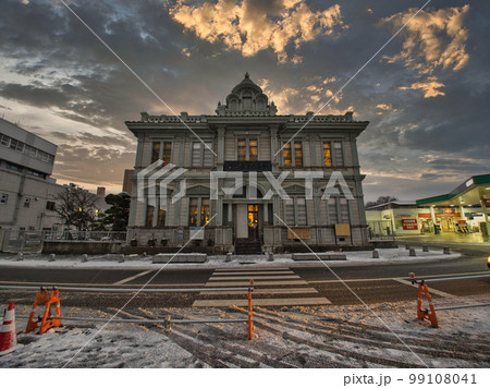 青森銀行記念館 旧第五十九銀行本店本館（冬・夕方）青森県弘前市 99108041