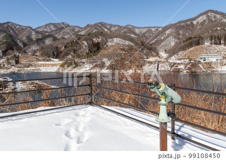 雪の八ッ場あがつま湖展望台 雪の八ッ場あがつま湖展望台 99108450