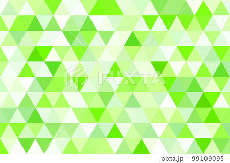 緑のポリゴン柄 99109095