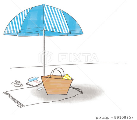 砂浜/紫外線イメージ 99109357