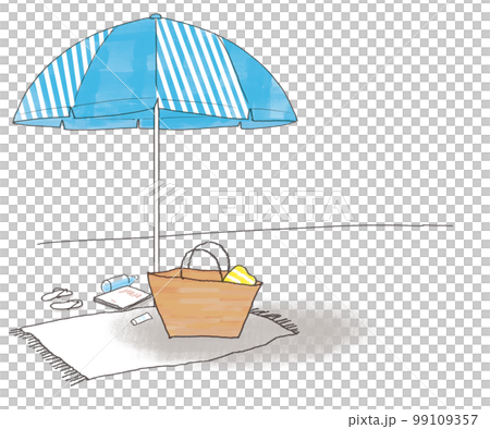 砂浜/紫外線イメージ 99109357