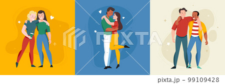 Lonely And Together Square Set 99109428