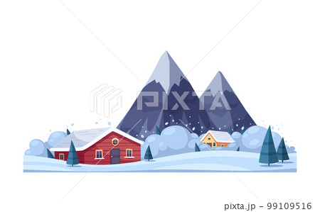 Avalanche Collapse Disaster Composition 99109516