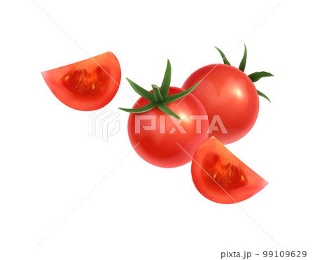 Tomatoes Realistic Icon Tomatoes Realistic Icon 99109629