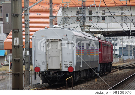 東北本線 土呂駅 カシオペア予備電源車カヤ27 99109970