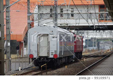 東北本線 土呂駅 カシオペア予備電源車カヤ27 99109971