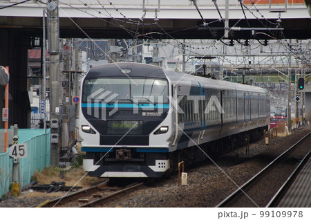 東北本線 土呂駅 257系回送 99109978