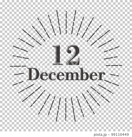 December headline and stylish sun frame design 99110449