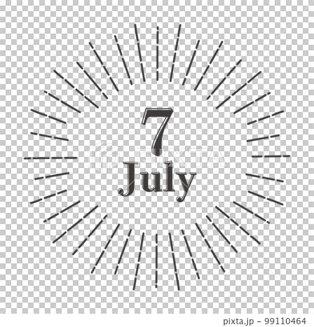 July headline and stylish sun frame design July headline and stylish sun frame design 99110464