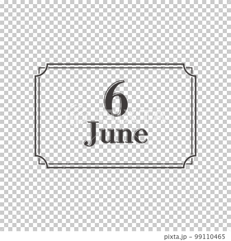 June headline and simple classic frame design June headline and simple classic frame design 99110465