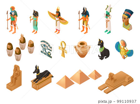Egypt Isometric Set Egypt Isometric Set 99110937