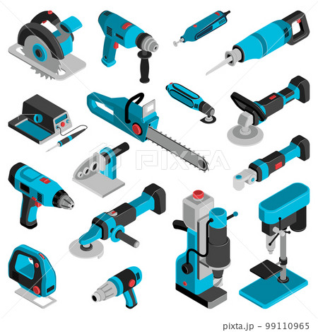 Electric Machine And Tools Isometric Set 99110965