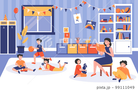 Kindergarten Play Room Composition Kindergarten Play Room Composition 99111049