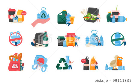 Self Care Flat Recolor Icon Set Self Care Flat Recolor Icon Set 99111335