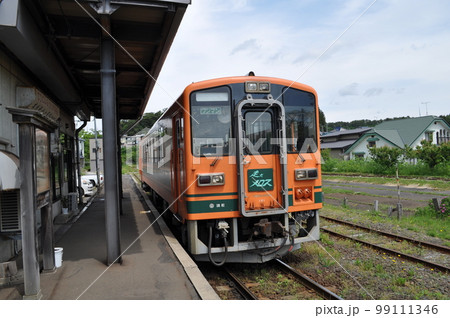 Tsugaru Railway Tsugaru Nakazato Station - Stock Photo [99111346