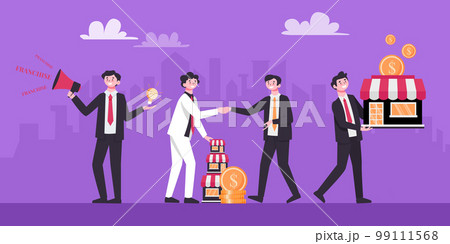 Franchise Business People Composition Franchise Business People Composition 99111568