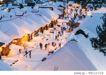 大内宿雪まつり 福島県 大内宿雪まつり 福島県 99111710